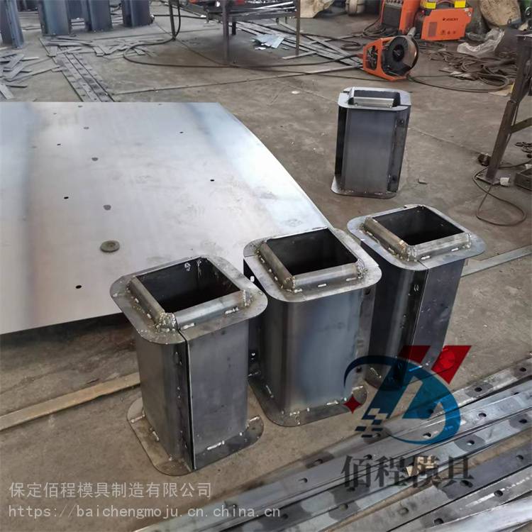 圆形光伏发电基础墩模具-圆形光伏水泥墩模具使用教程-佰程模具