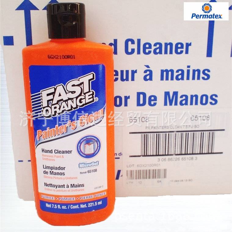 美国Permatex Fast Orange Painter Hand Cleaner65108油漆洗手液