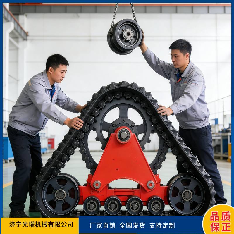 15/24防陷履带底盘沼泽地履带底盘总成更换简单