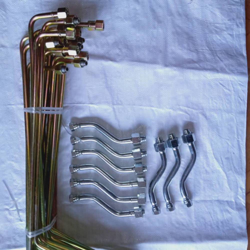 益茂橡塑加工定做液压钢管总成铁油管汽车液压管件