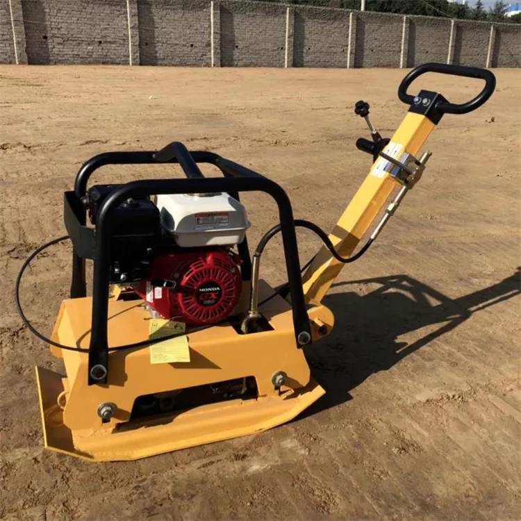 手推双向汽油平板夯沥青道路打夯机