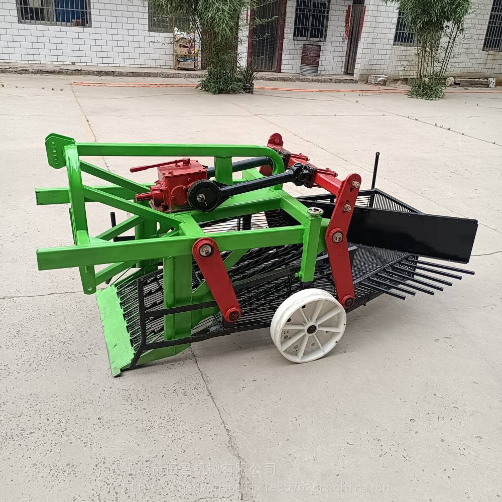 拖拉机震动式花生收获机抖土花生收获机收花生果机子