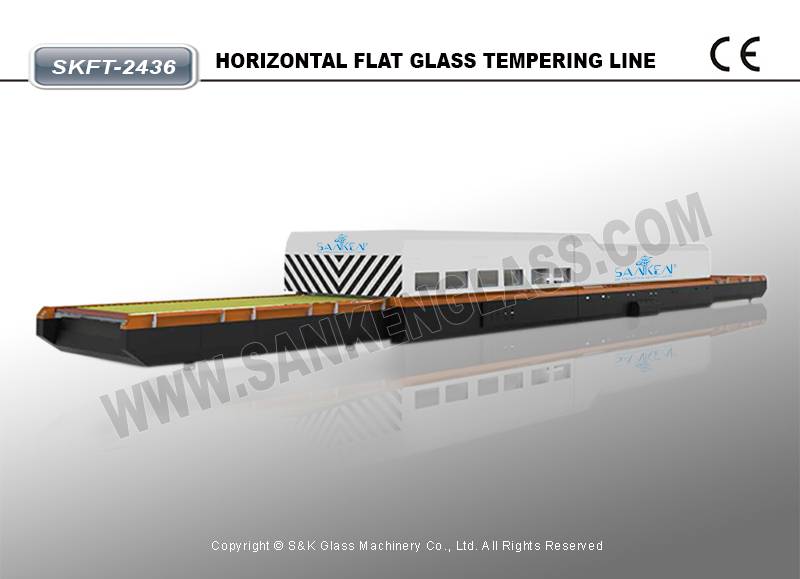玻璃钢化炉 水平式平弯