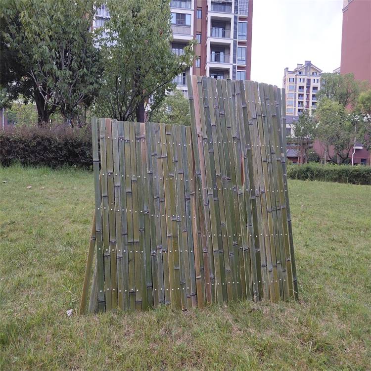 百色木桩竹篱笆竹篱笆价格