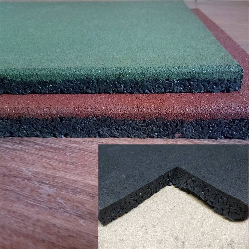 公园防滑环保橡胶地垫 石庄幼儿园块状拼接橡胶地垫】价格_厂家
