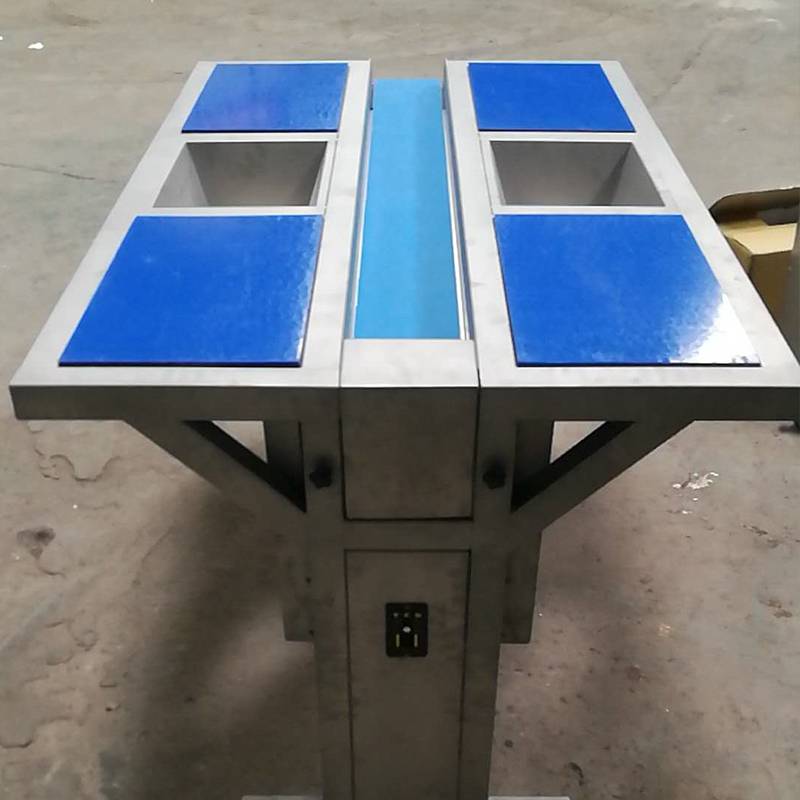 供应蔬菜分选机jy6t人工切菜挑选台六工位分拣工作台