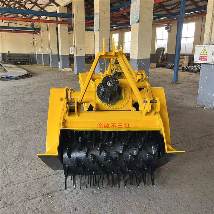 雷创机械树根粉碎机 林场清地耕地树墩子破碎还田机