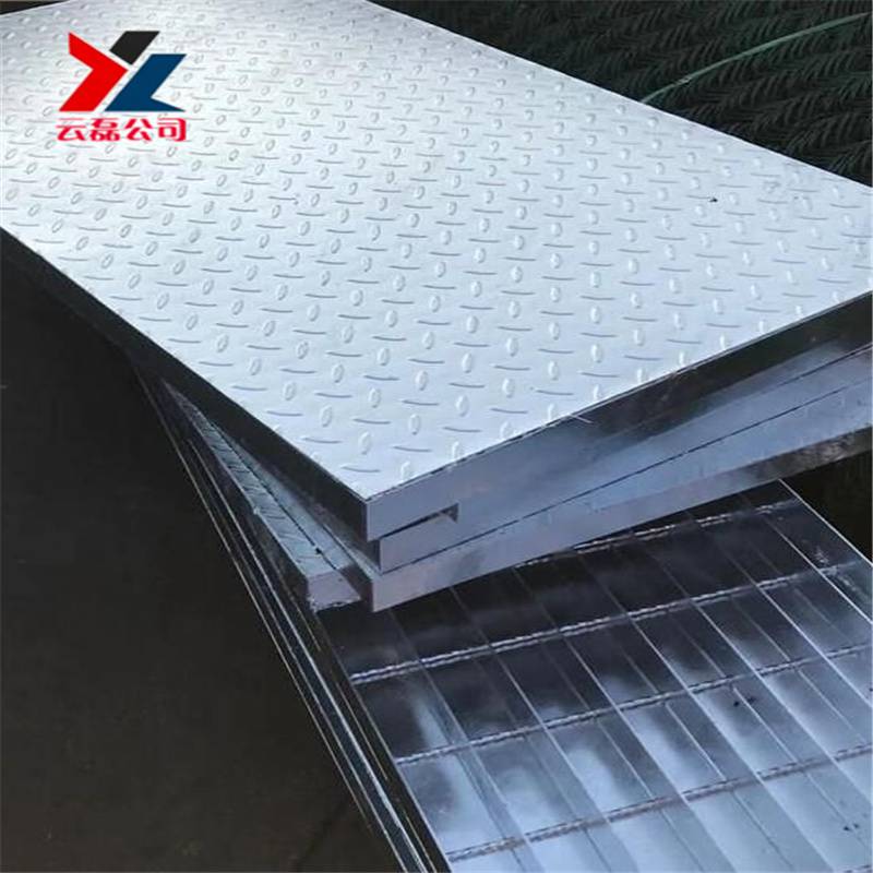 电房花纹钢盖板云磊配电室电缆沟钢盖板热浸锌花纹防滑钢盖板
