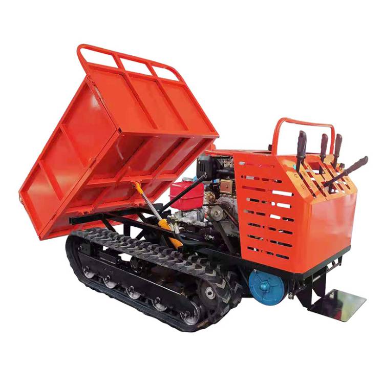 海重全地形爬山虎履带运输车配吊机小型果园运输车山地沼泽小型履带吊