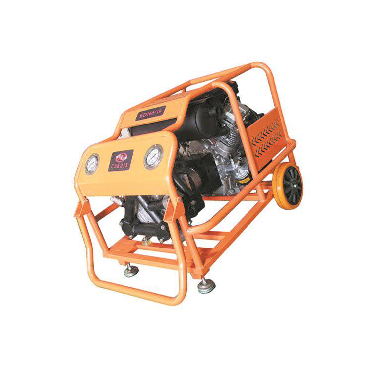 kd16010手抬车载式远程输送高压森林消防泵组高扬程接力灭火水泵