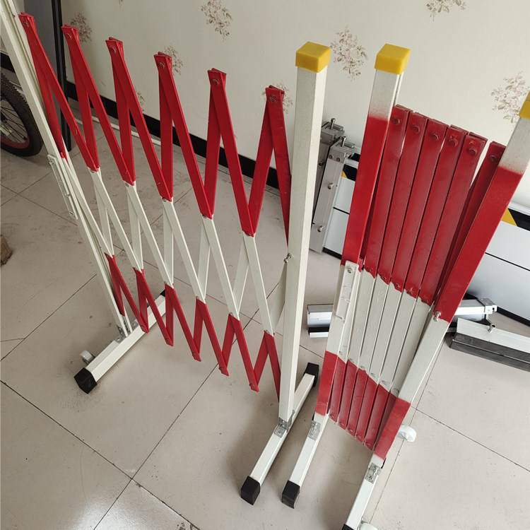 智科电力移动推拉护栏 折叠推拉围栏 临时施工绝缘隔离栏