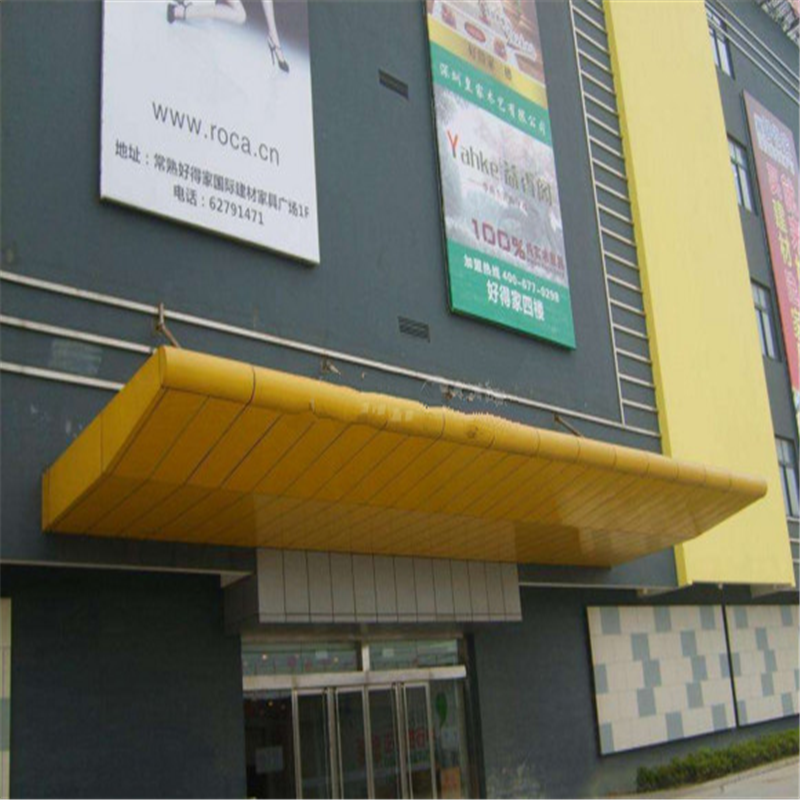 商业街雨棚铝单板氟碳烤漆铝单板遮阳铝板厂家