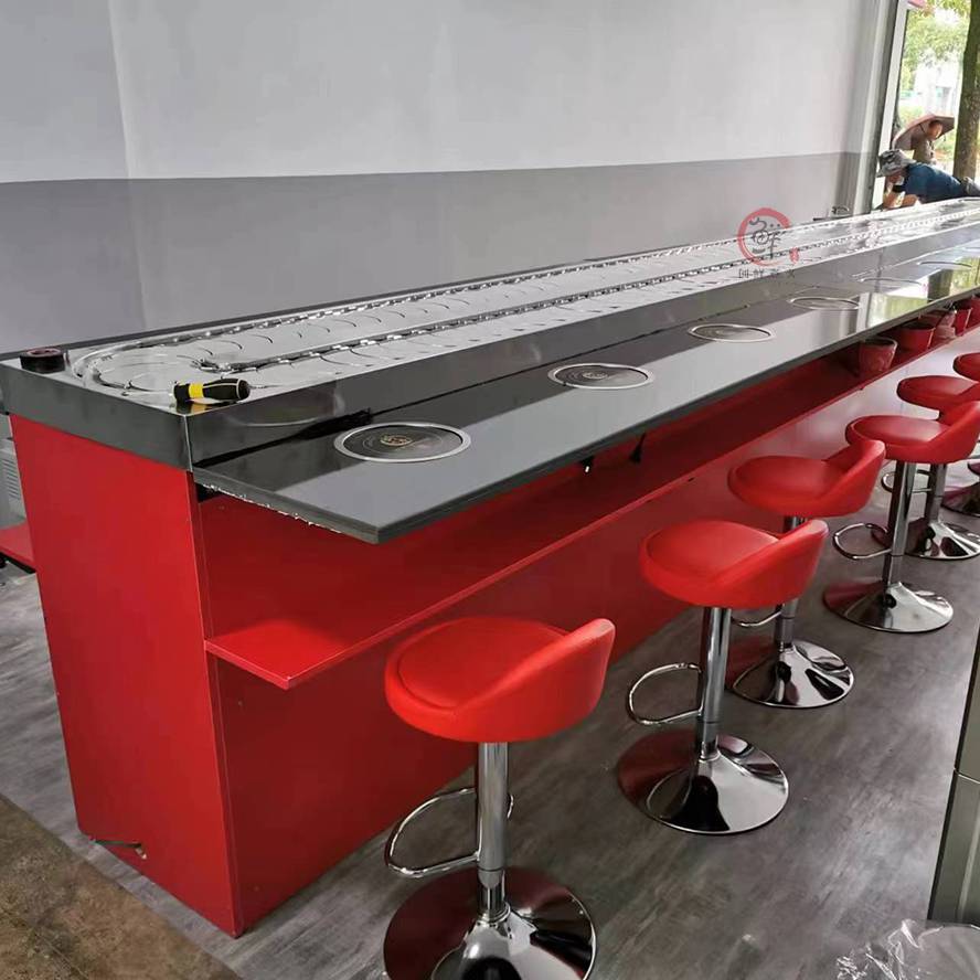 【旋转小火锅设备全套麻辣烫串串香自助餐台***旋转火锅桌旋转小火锅