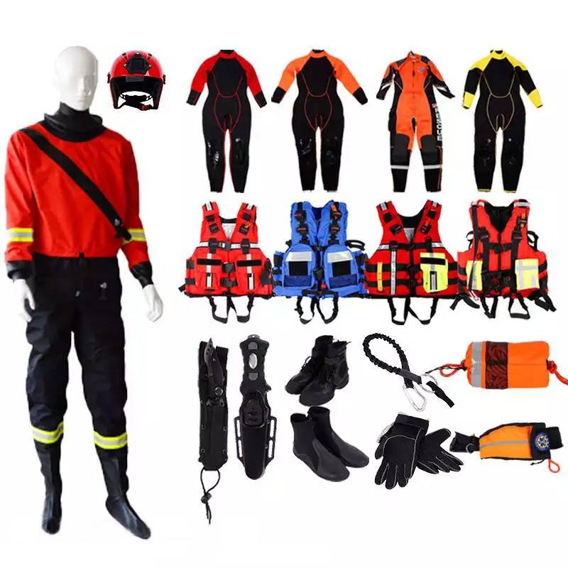 防汛抢险水上救生装备防寒保暖潜水套装水域救援个人防护装备套装
