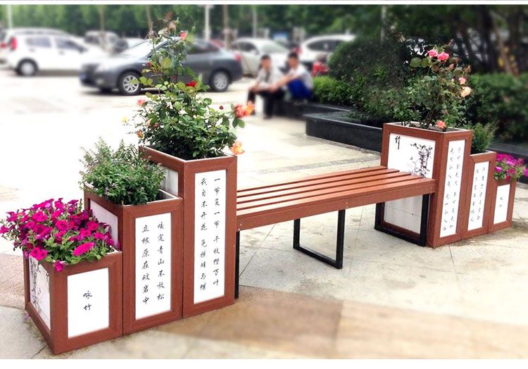 朗汀书香门第组合花箱优惠活动花箱厂家pvc户外种植箱