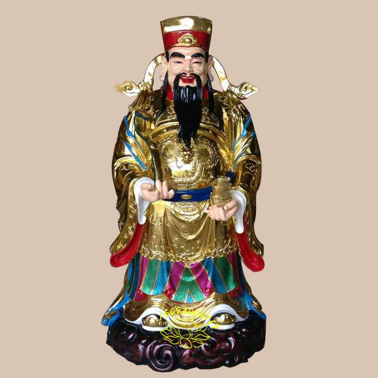 文财神比干范蠡雕像家供喜财摆件招财神像财神爷佛像红衣财神神像