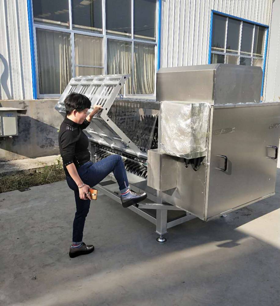 全自动羊脱毛机四辊碳钢整羊刨毛机打羊毛机