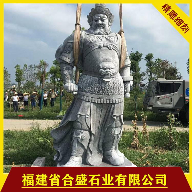 合肥寺庙石雕观音像芝麻白石雕观音菩萨文殊普贤菩萨石雕像石雕观音