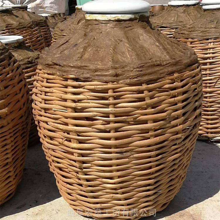 供应5吨木制酒海桑皮纸全糊酒海老传统条编酒篓