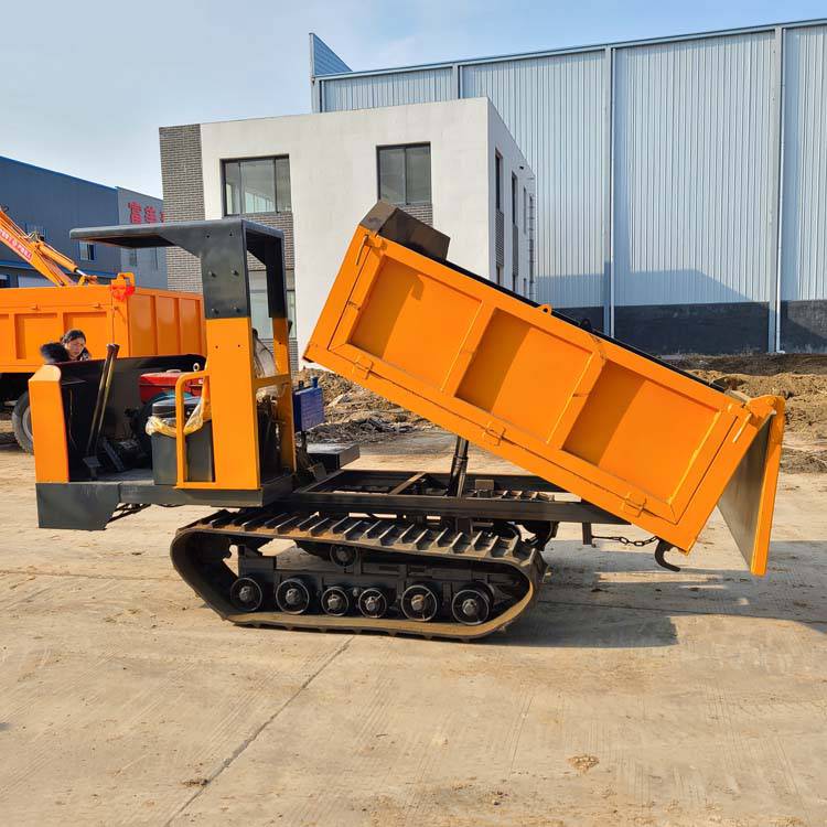 农村田地链轨运输车全地形履带运输车田野泥洼地行走履带车