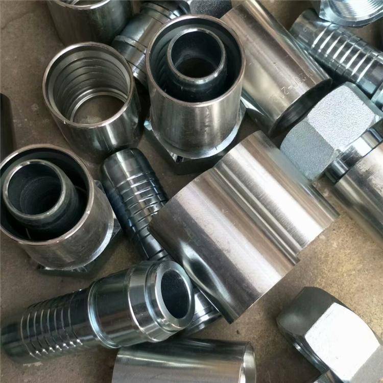 液压接头批发液压油管接头公制螺纹液压接头卡套螺母接头