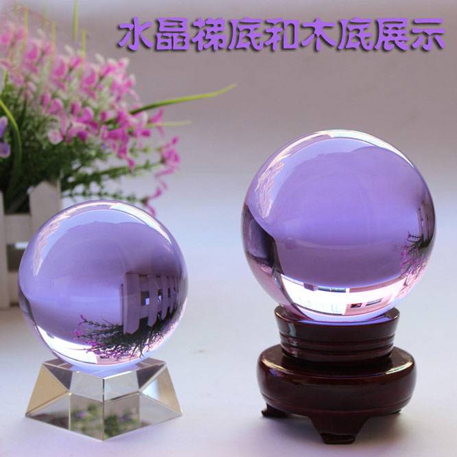 大号水晶球风水球摆件广州水晶球定制透明水晶球水晶半球装饰惠州水晶