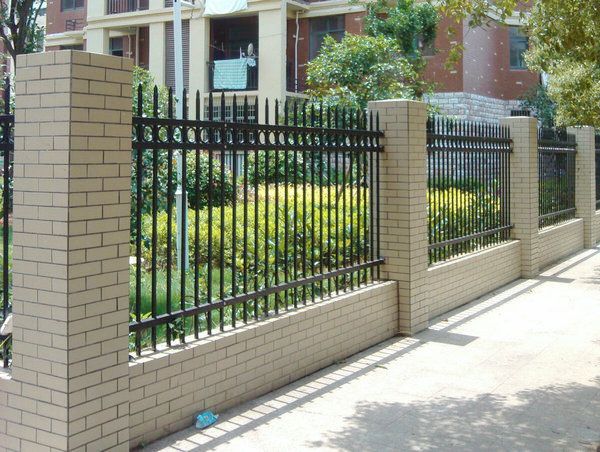 铁艺栅栏庭院围栏锌钢护栏围墙小区