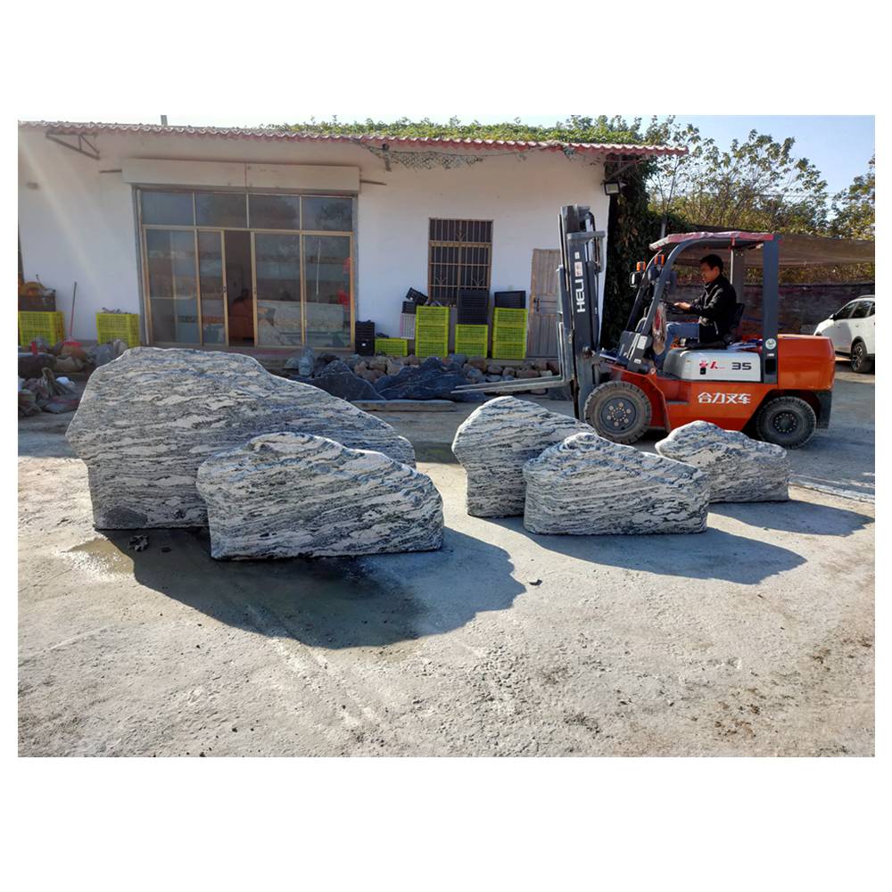 泰山石可加工切片石泰山石园景艺术石围墙边装贴泰山石