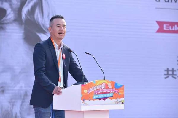 皇家宠物食品中国区总经理蔡晓东现场发言 皇家宠物食品中国区总经理蔡晓东现场发言