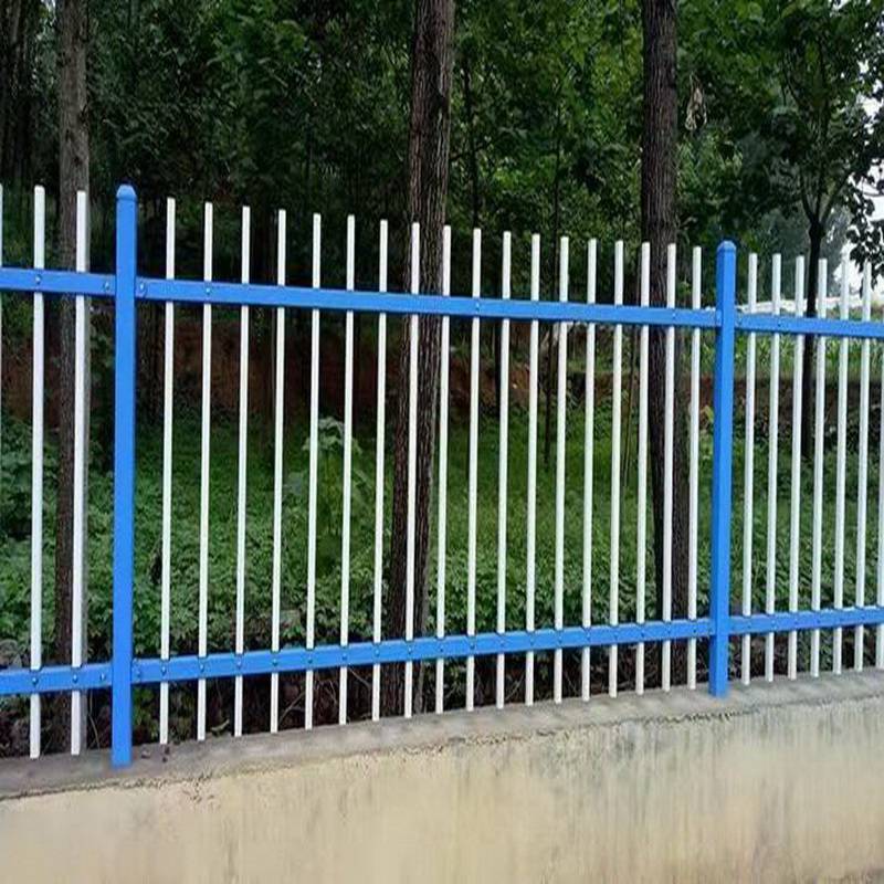 小区锌钢围墙护栏铁栏杆防锈漳州龙海防护栏杆铁艺栅栏