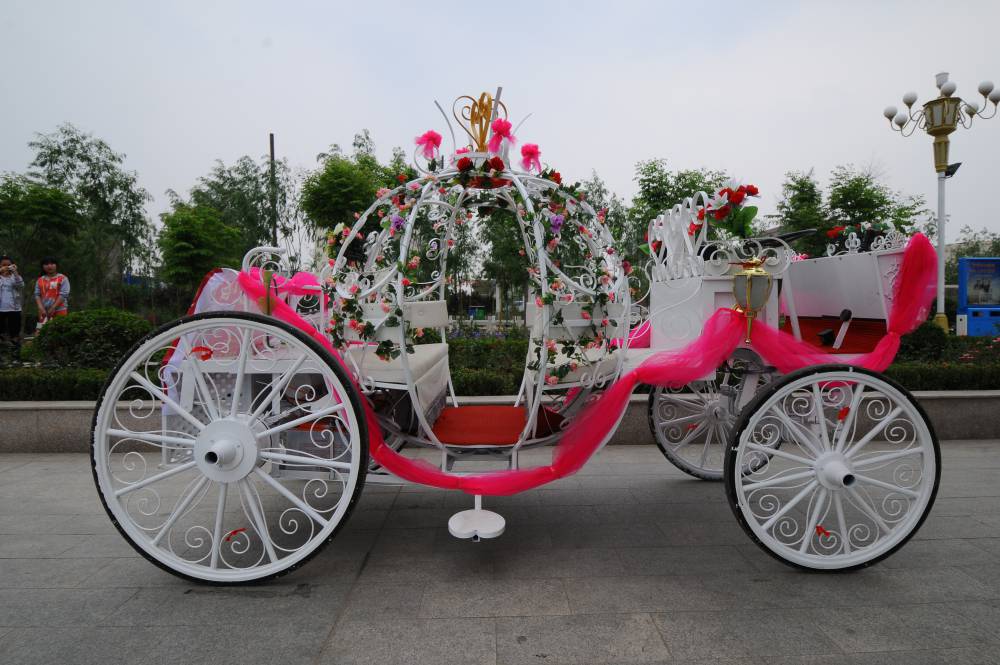 南瓜马车ycc0055型婚礼结婚新娘迎亲摄影公主马车图片
