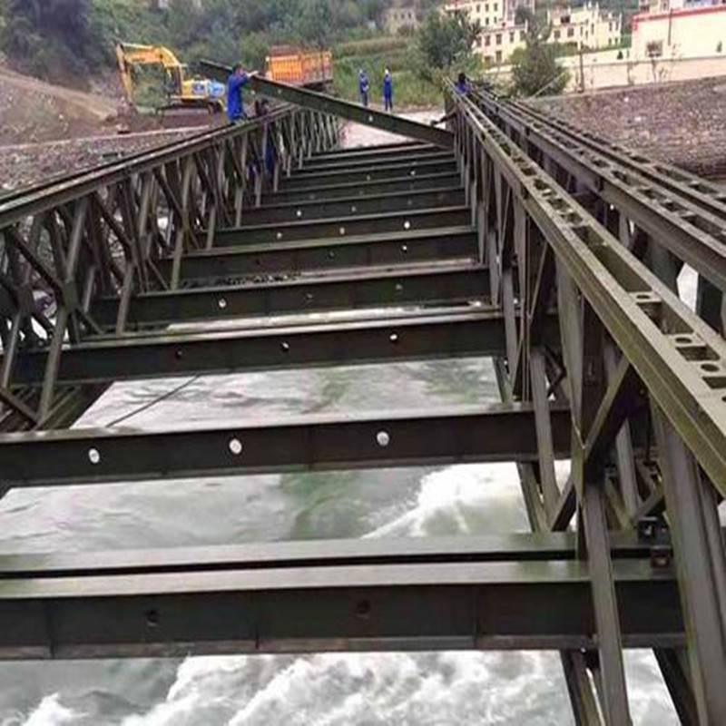 q355b如一牌贝雷片支撑架图片60用于建投路桥建设