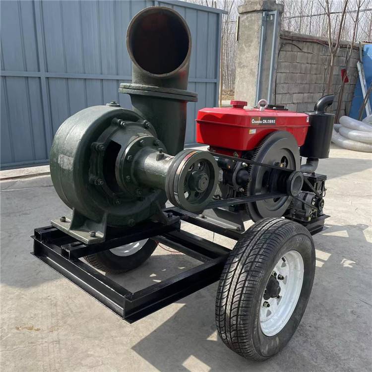 8寸10寸12寸河道取水抽水泵柴油机农用灌溉抽水泵