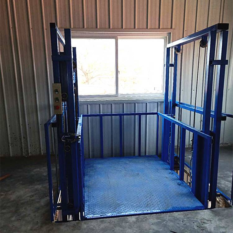 涿州市上门安装导轨式货梯液压升降机5吨电动升降台