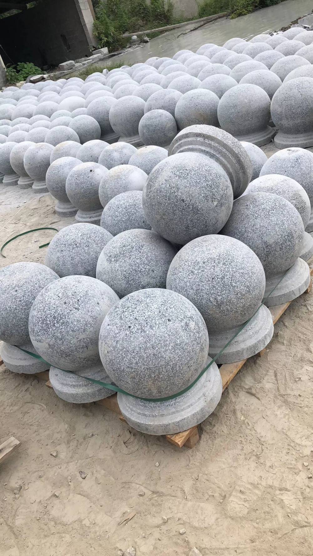 湖南花岗岩圆球常用尺寸花岗岩圆球衡阳石材圆球厂家