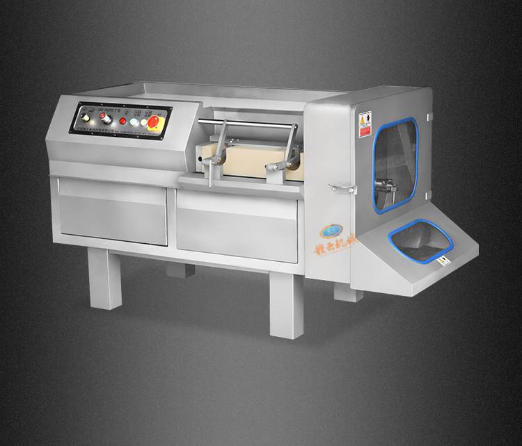 供应赣云牌550型切肉丁机冻鸡鸭肉切块的机器