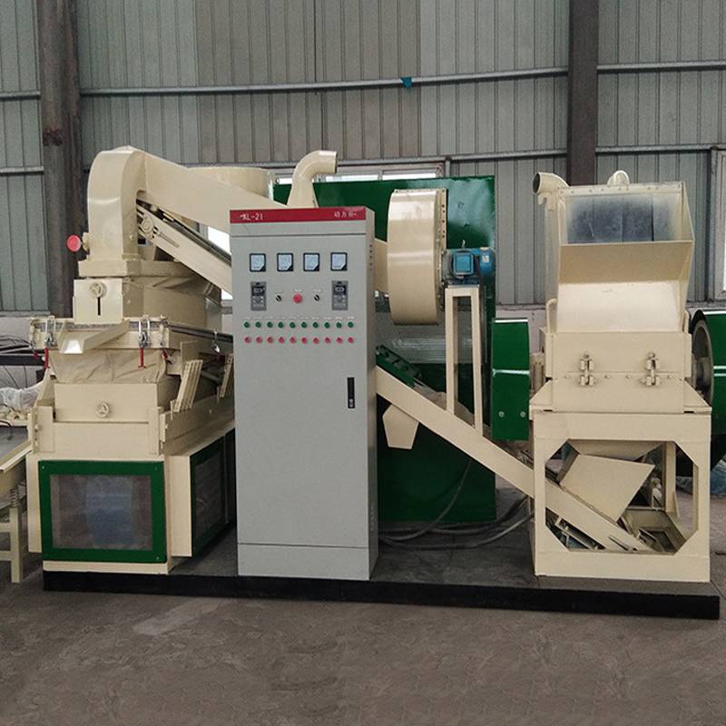 源德机械通信线缆粉碎铜米机600型干粉铜米机废杂线粉碎分离设