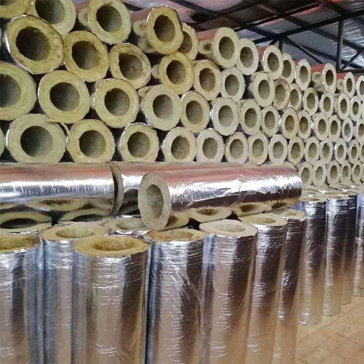 钦州市岩棉管-聚丰-生产厂家-铝箔岩棉管