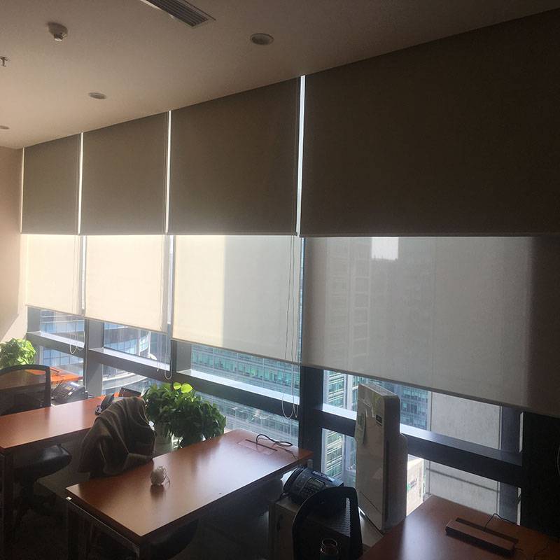 北京办公窗帘遮光卷帘电动卷帘订做升降卷帘定做
