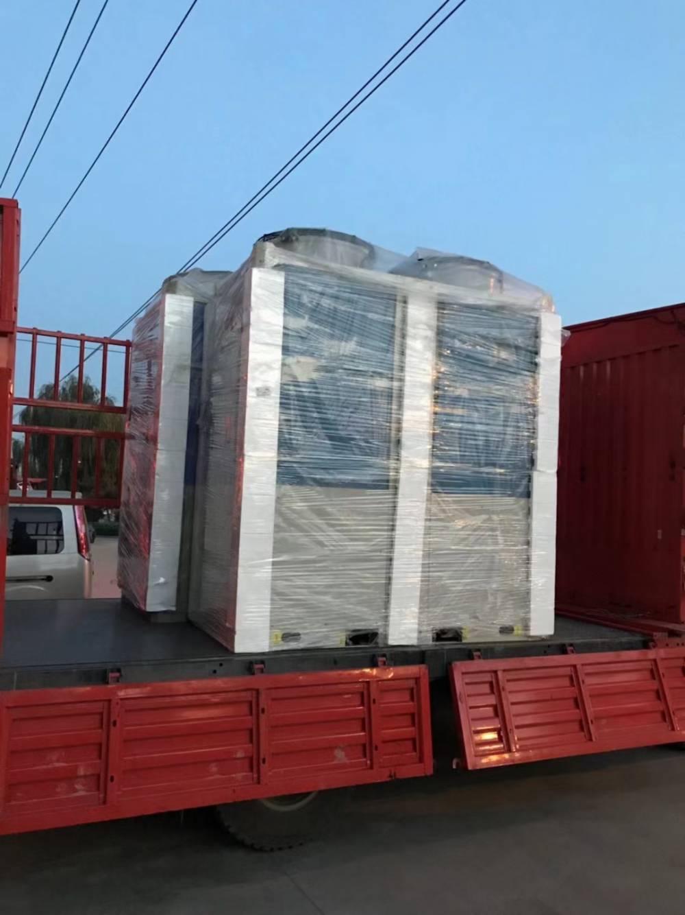 工地空气能供暖工程 水源热泵热水工程