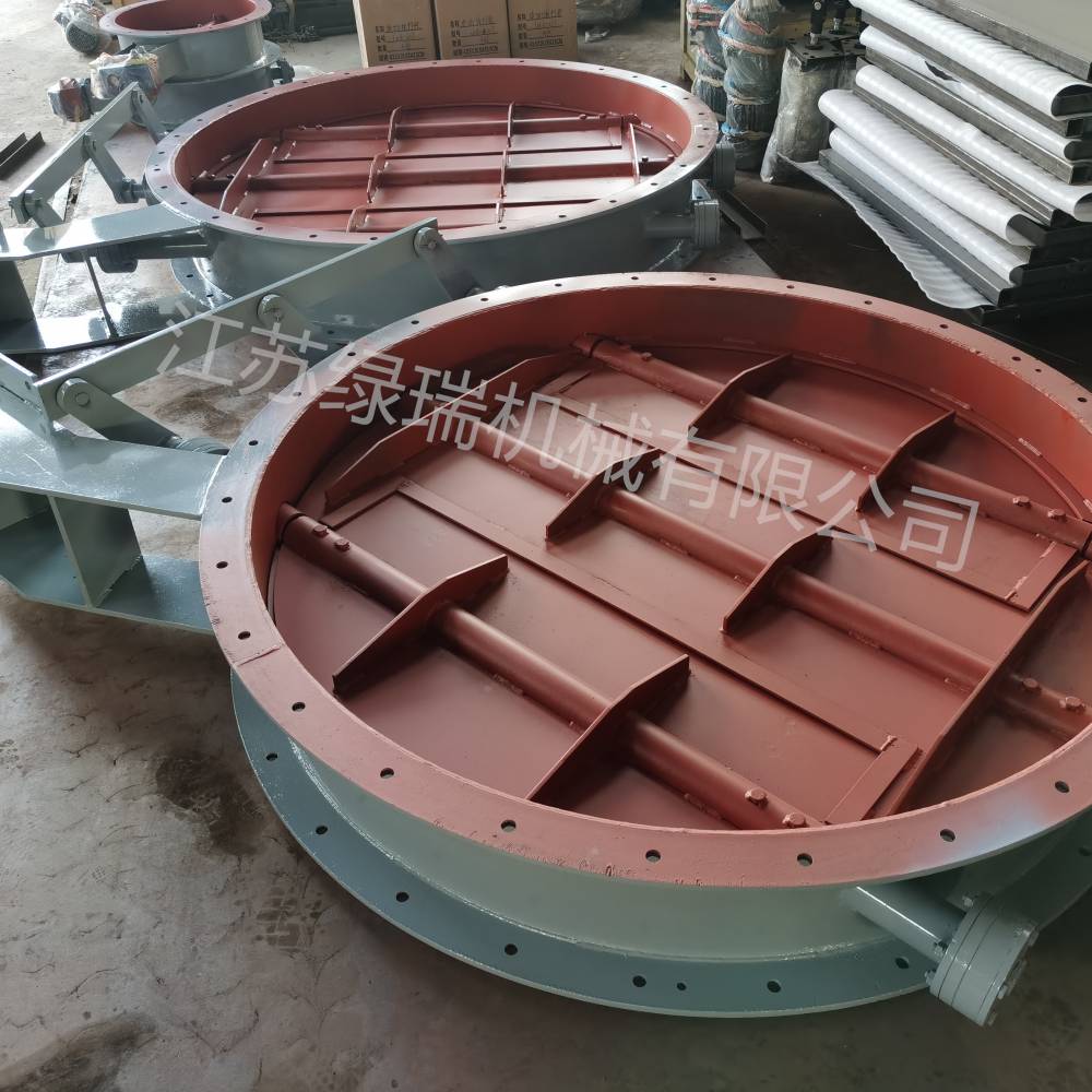 圆形百叶阀dn2000电动百叶阀通风蝶阀2520百叶阀订制