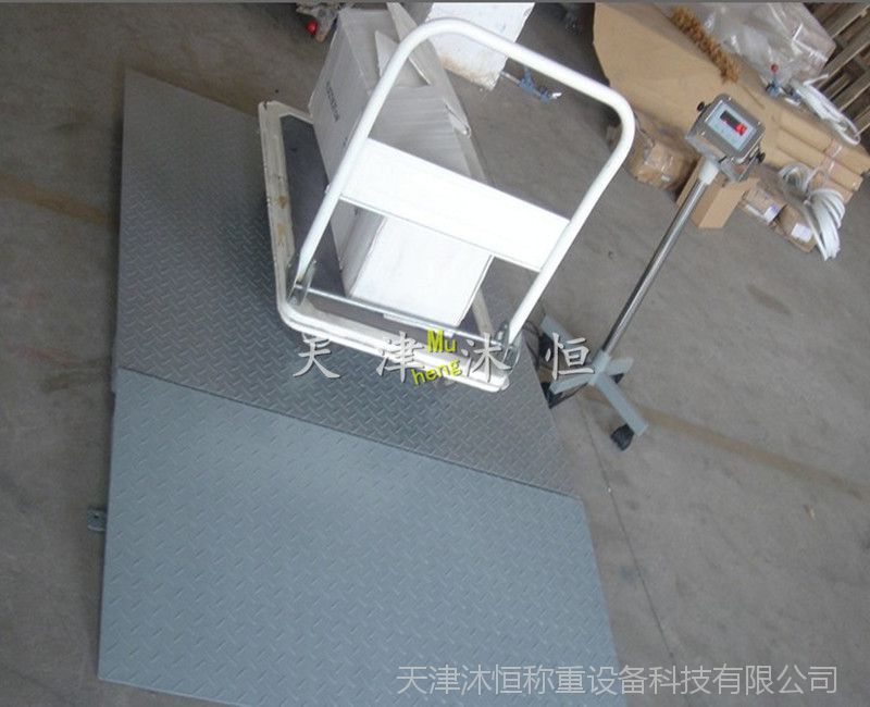 天津1.5*1.5m/2吨带单边引坡电子地磅价格