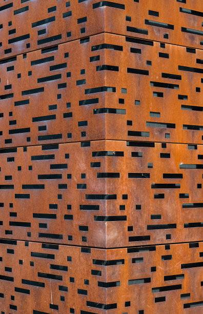 现代材料耐候钢板耐候钢板一平方价格耐候钢板黑色的