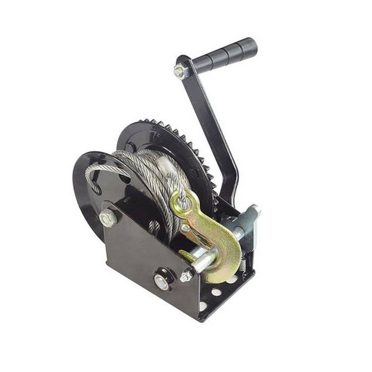 明投2600磅钢丝绳手动绞车牵引机牵移重物提升设备操作方便