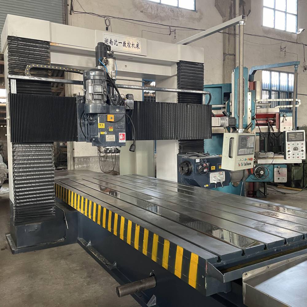 厂家供应15乘4米数控龙门铣床高重切削端面铣龙门中心株洲机床市场