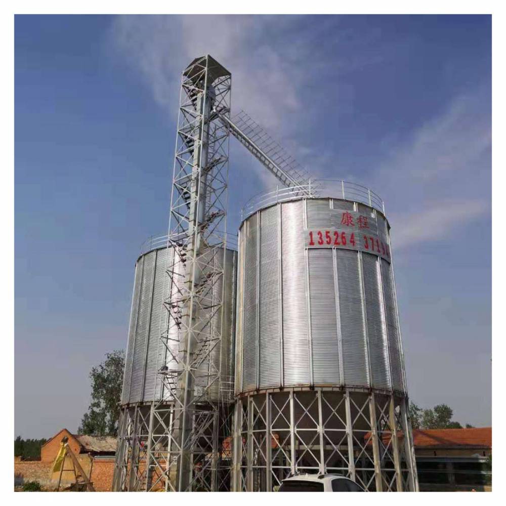 康程种子企业储粮用500吨粮仓操作简单气密性能好