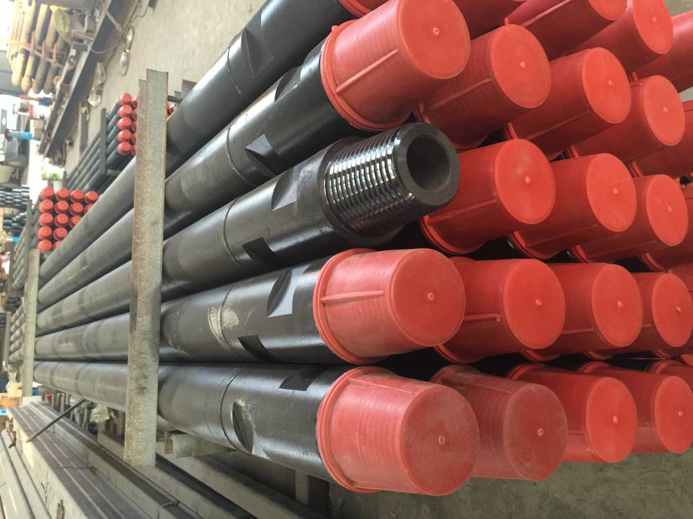 一般地层hq绳索取芯钻杆金刚石自由钳潜孔钻杆接头