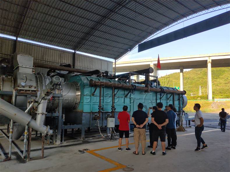 贵州竹子炭化设备竹炭加工设备连续式大型竹屑炭化炉