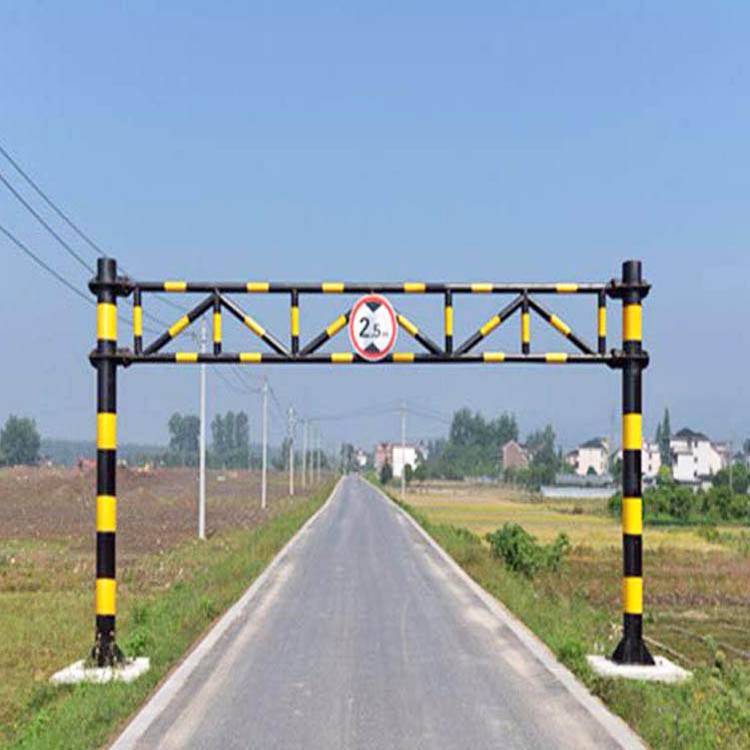 济南英大升降式限高杆可提升限高龙门架