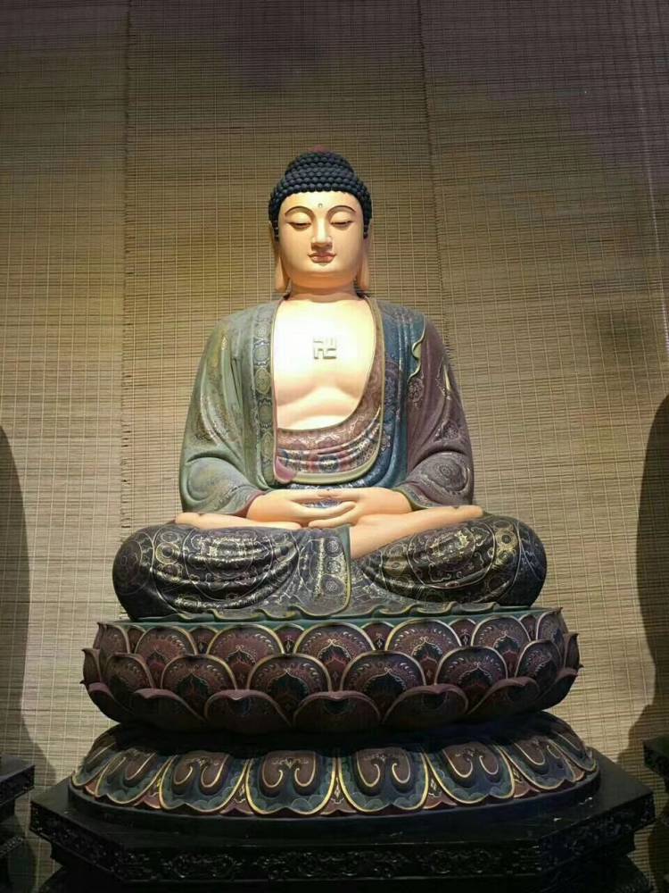 正圆工艺树脂三世佛佛像厂玻璃钢三宝佛雕塑图片